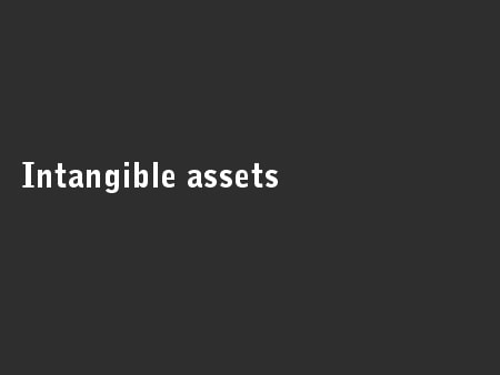 Intangible assets
